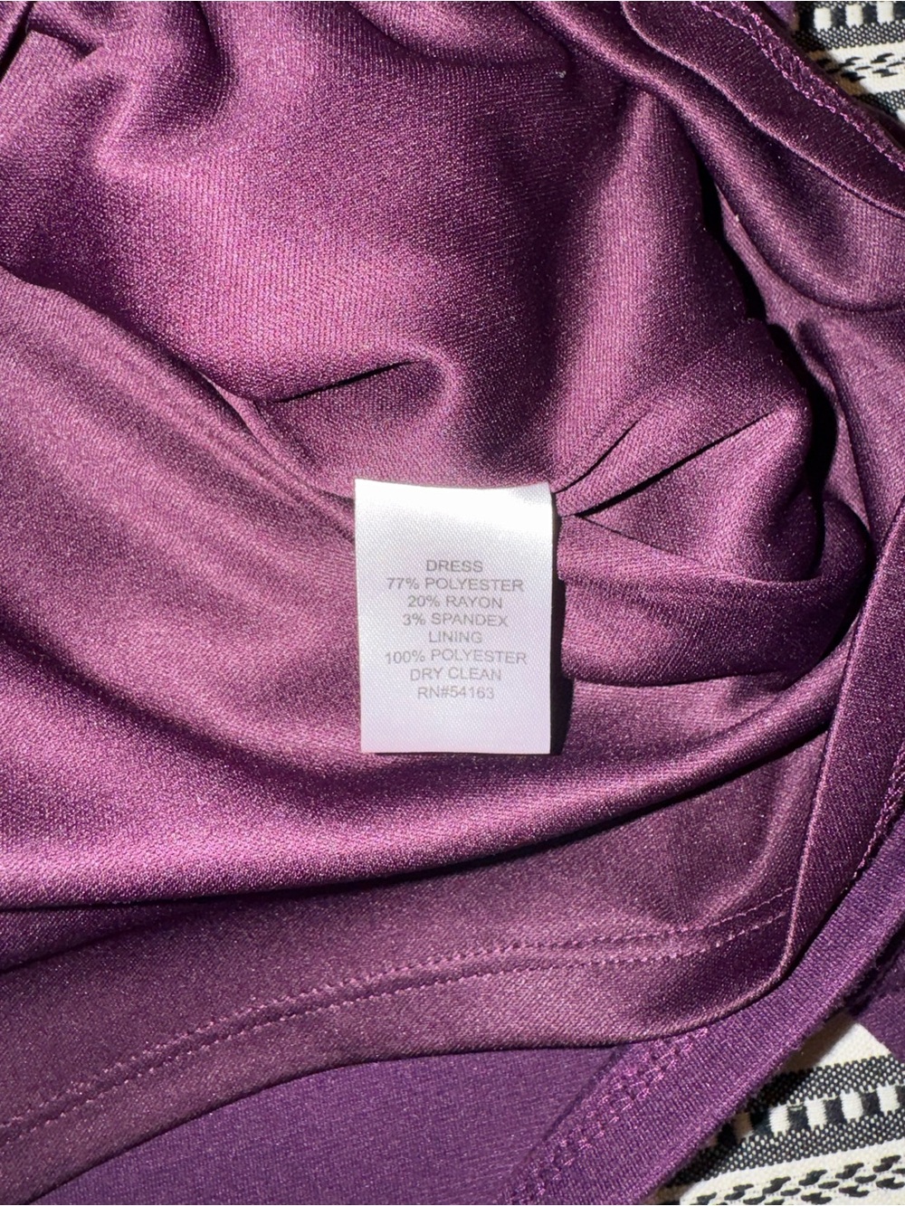 Jessica Simpson Plum Puff Sleeve Midi Dress, Size 6 - Picture 14 of 15